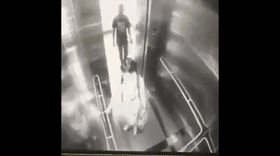 残忍！马来西亚劫匪电梯暴打女子，监控录像在网上疯传