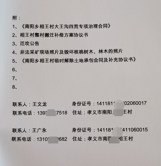 山西孝义：南阳乡相王村 村支部书记 王正瑾 被村民实名举报。